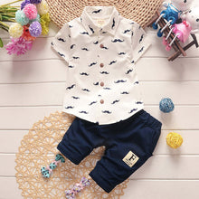 Load image into Gallery viewer, boys clothes summer baby clothing for children kids boy cartoon crocodile White T-shirt shorts bebe fashion outfits
