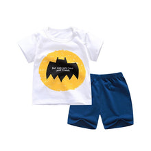 Load image into Gallery viewer, cotton Summer baby children soft shorts suit t-shirt todder boy and girl kids dinosaur cartoon cute
